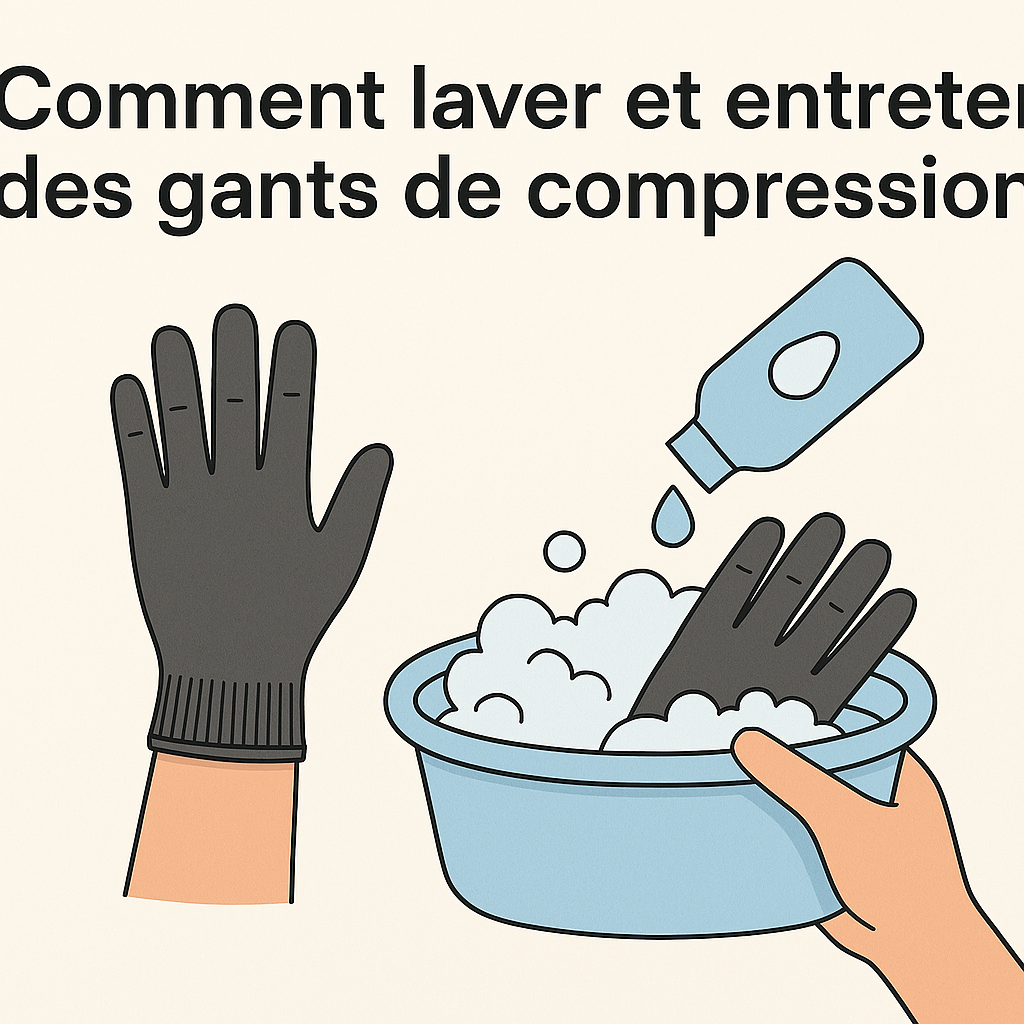 Comment laver et entretenir des gants de compression
