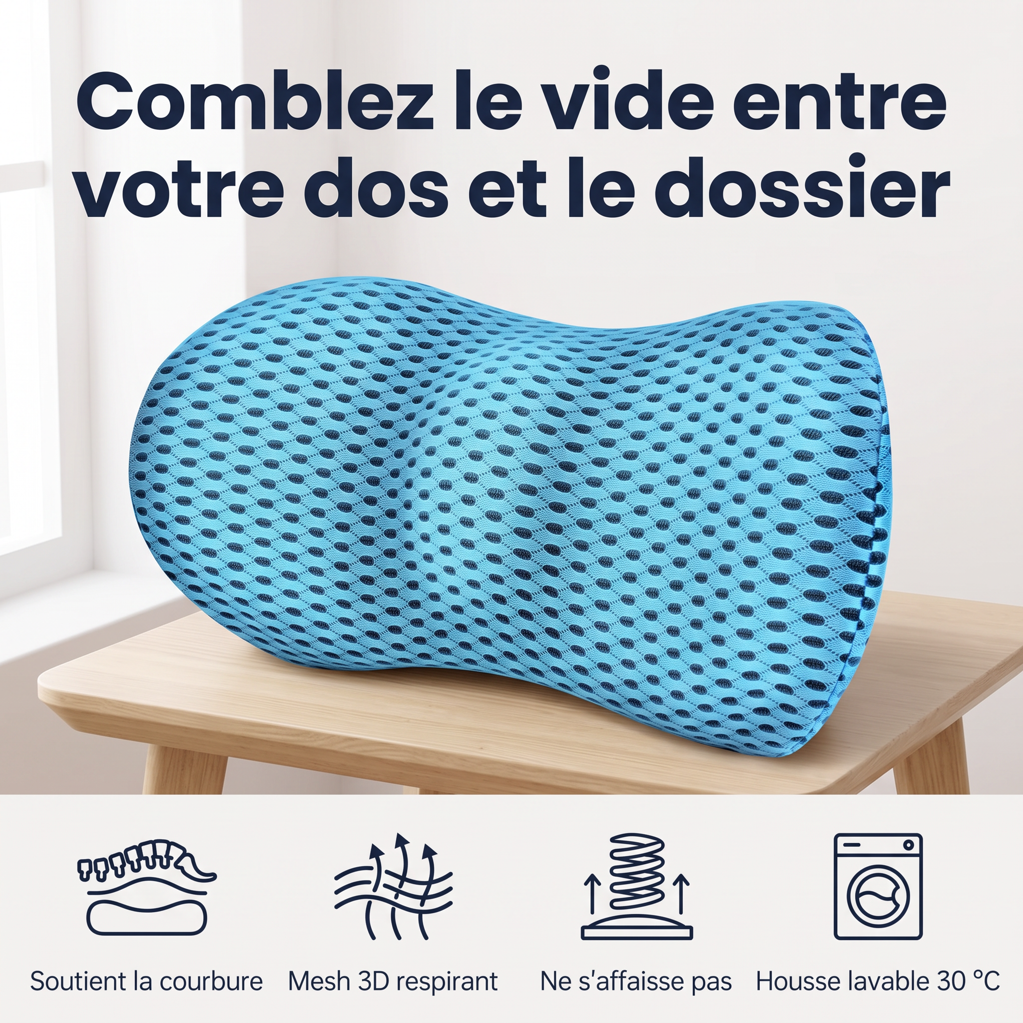 Coussin Lombaire Ergonomique | Sameo