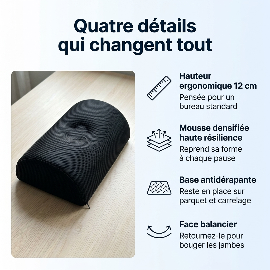 Repose-pieds ergonomique | Sameo™