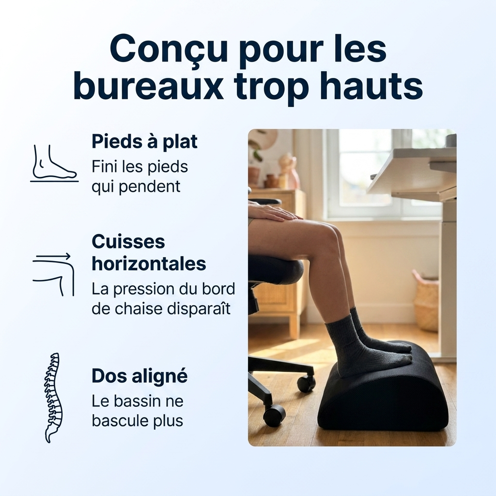 Repose-pieds ergonomique | Sameo™