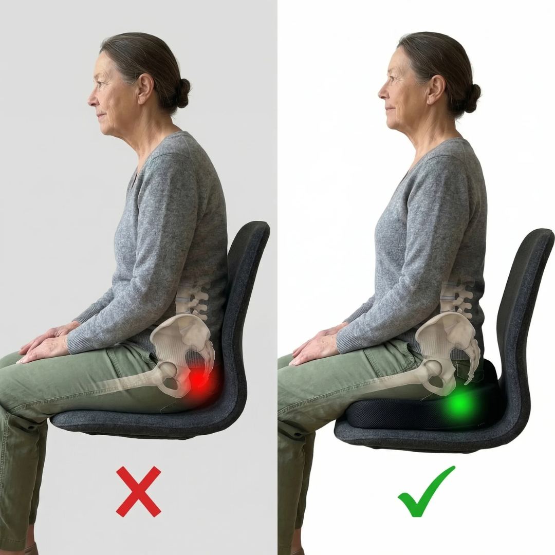 Coussin pour Coccyx à Mémoire de Forme| Sameo™
