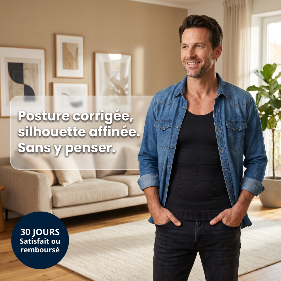 Débardeur Correcteur de posture et gainant - Mixte | Sameo
