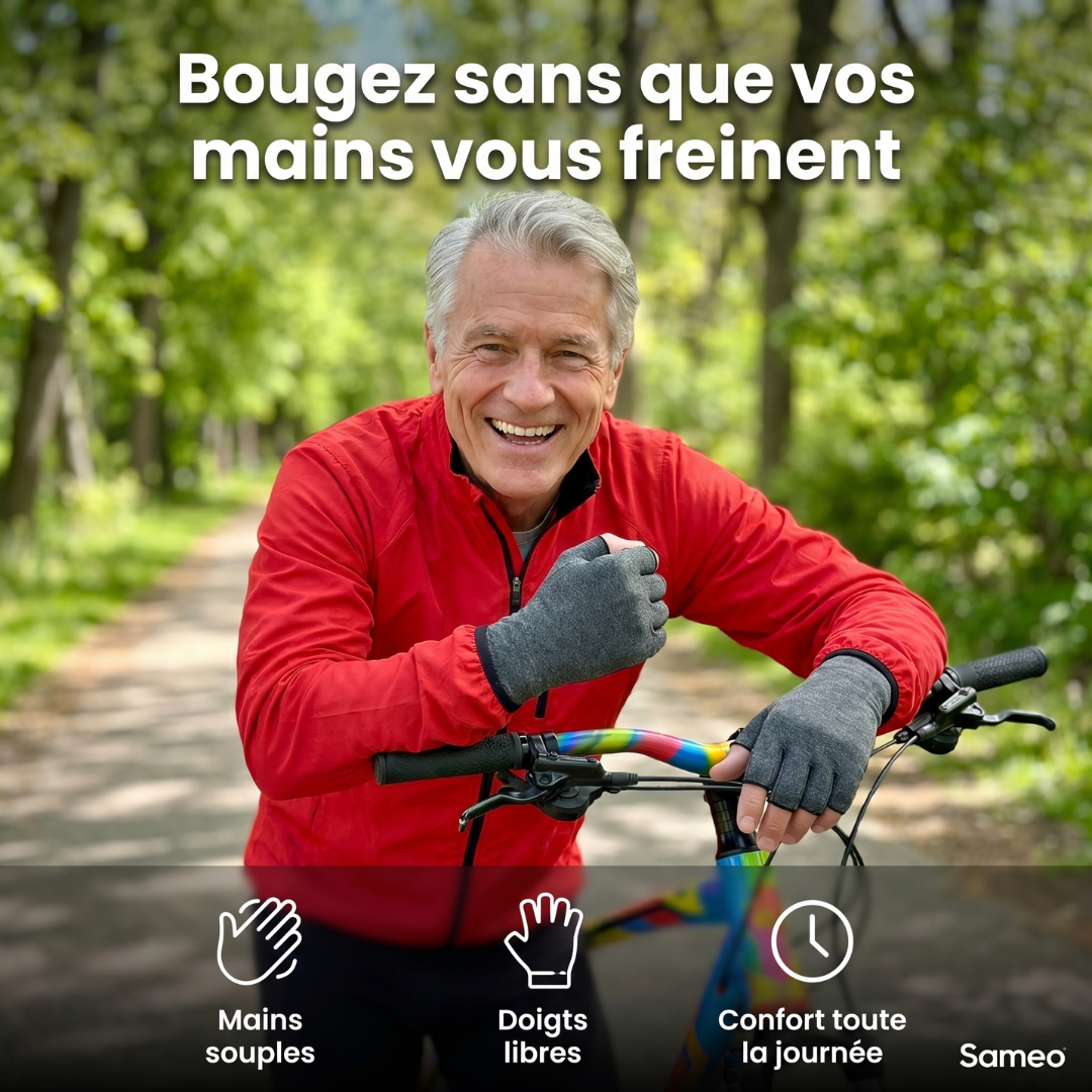 Gants de compression anti-douleurs