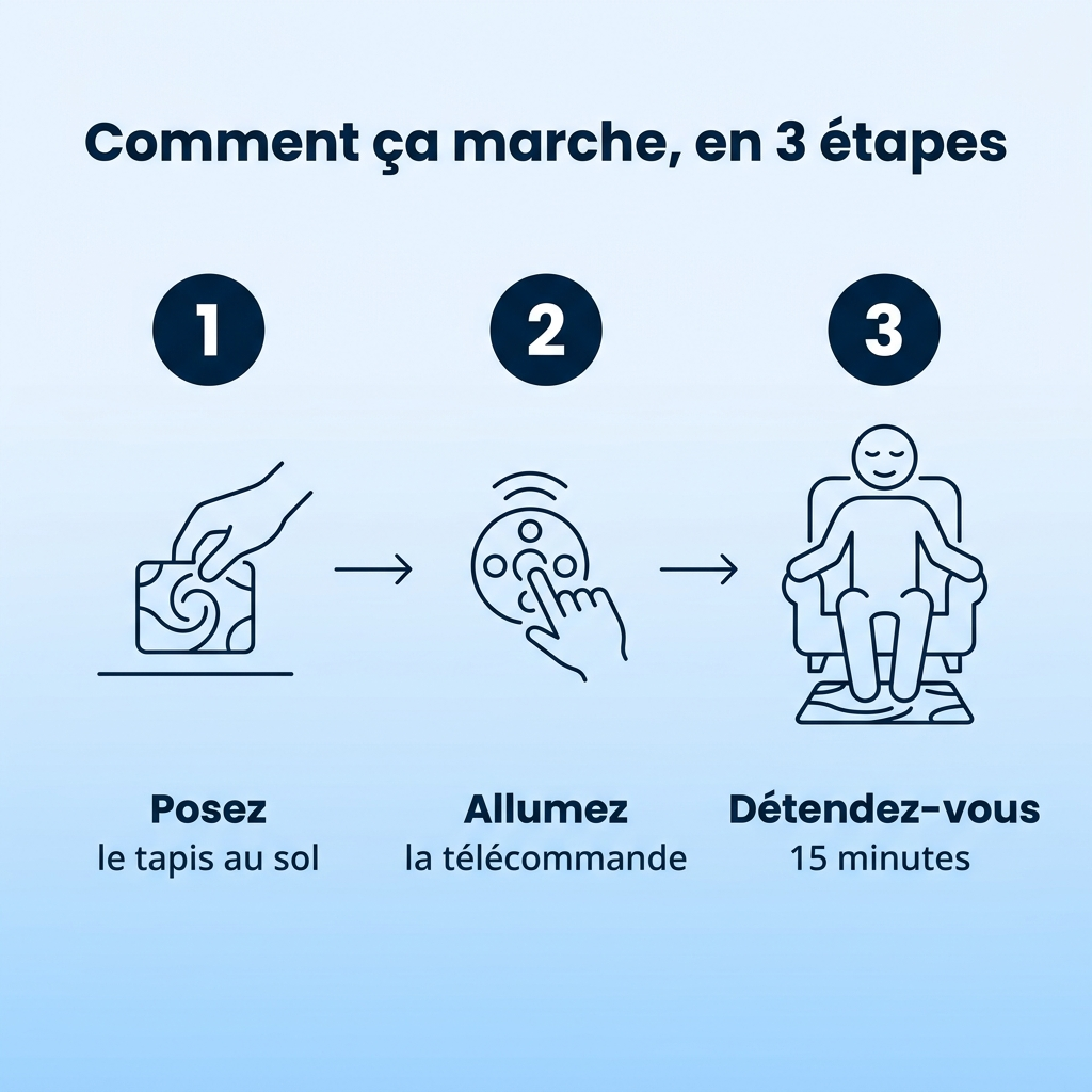 Appareil de massage de pieds EMS | Améliore la circulation sanguine