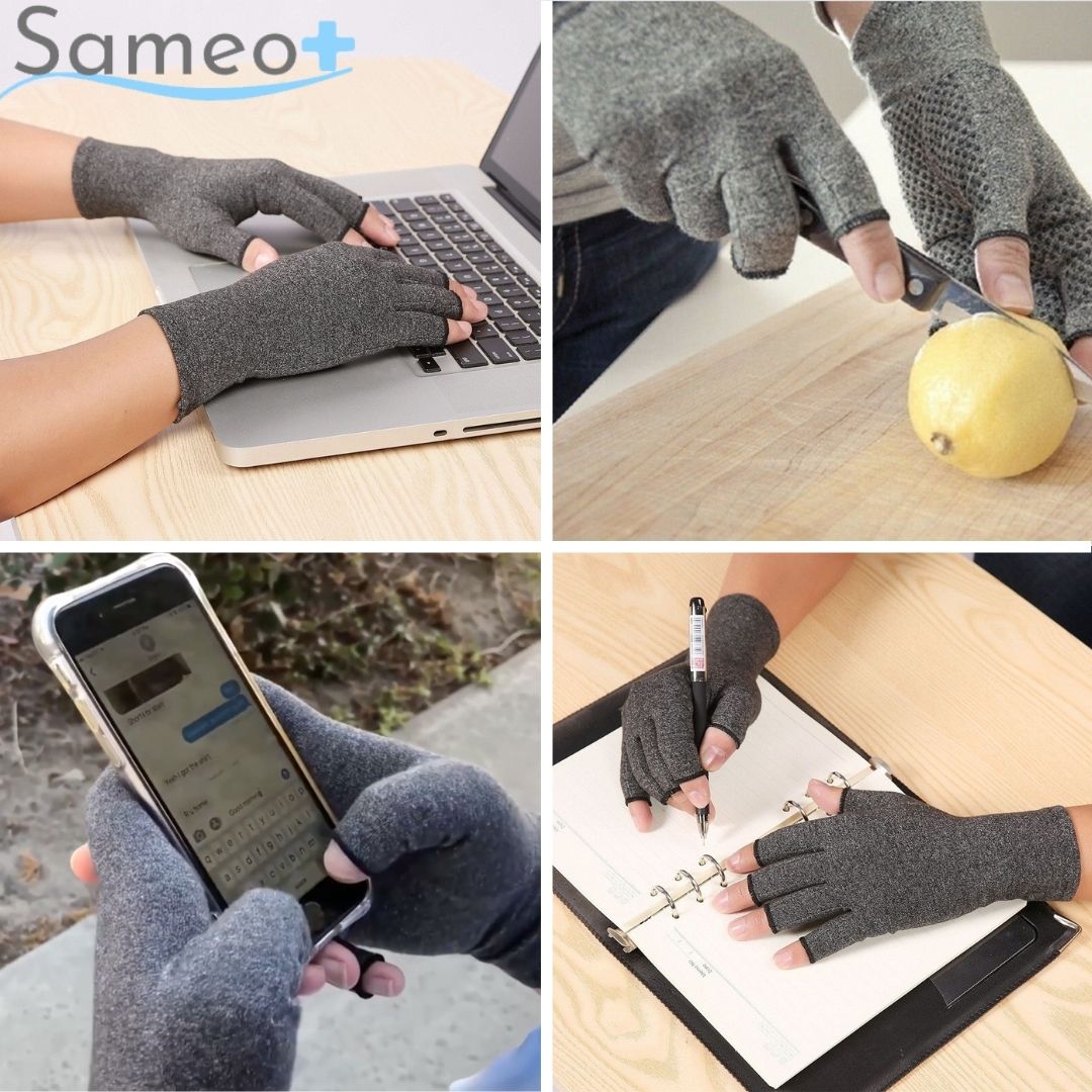 Gants de compression anti-douleurs Beige | Sameo™