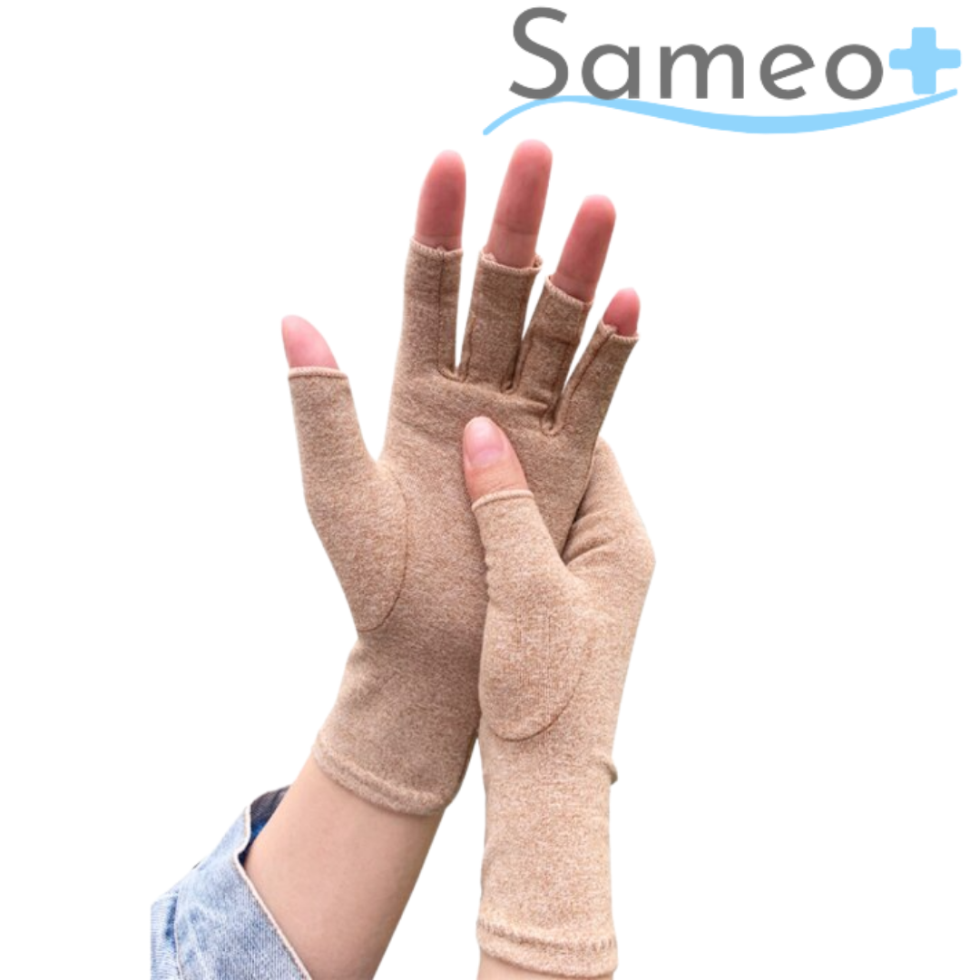 Gants de compression anti-douleurs Beige | Sameo™