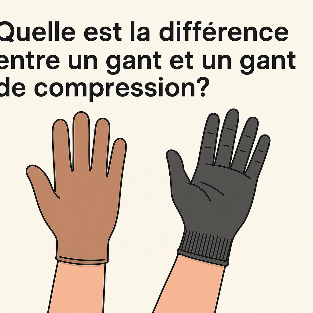Quelle est la différence entre un gant et un gant de compression ?
