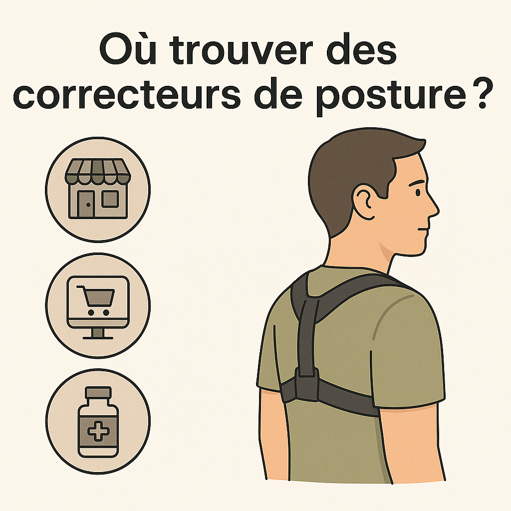Où trouver des correcteurs de posture