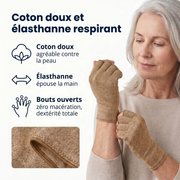 Gants de compression anti-douleurs Beige | Sameo™