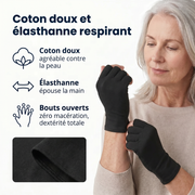 Gants de compression anti-douleurs Noir | Sameo™