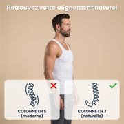 Débardeur Correcteur de posture et gainant - Mixte | Sameo
