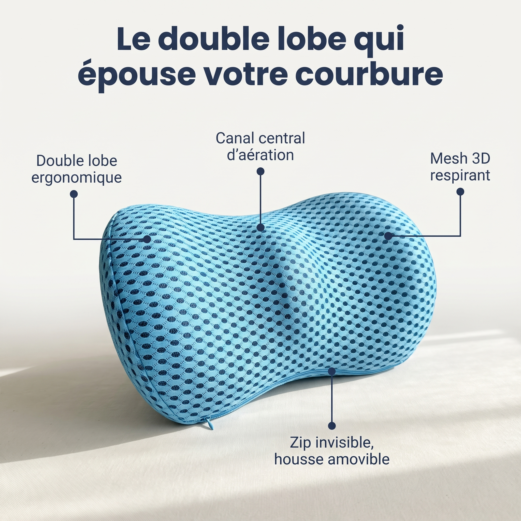 Coussin Lombaire Ergonomique | Sameo