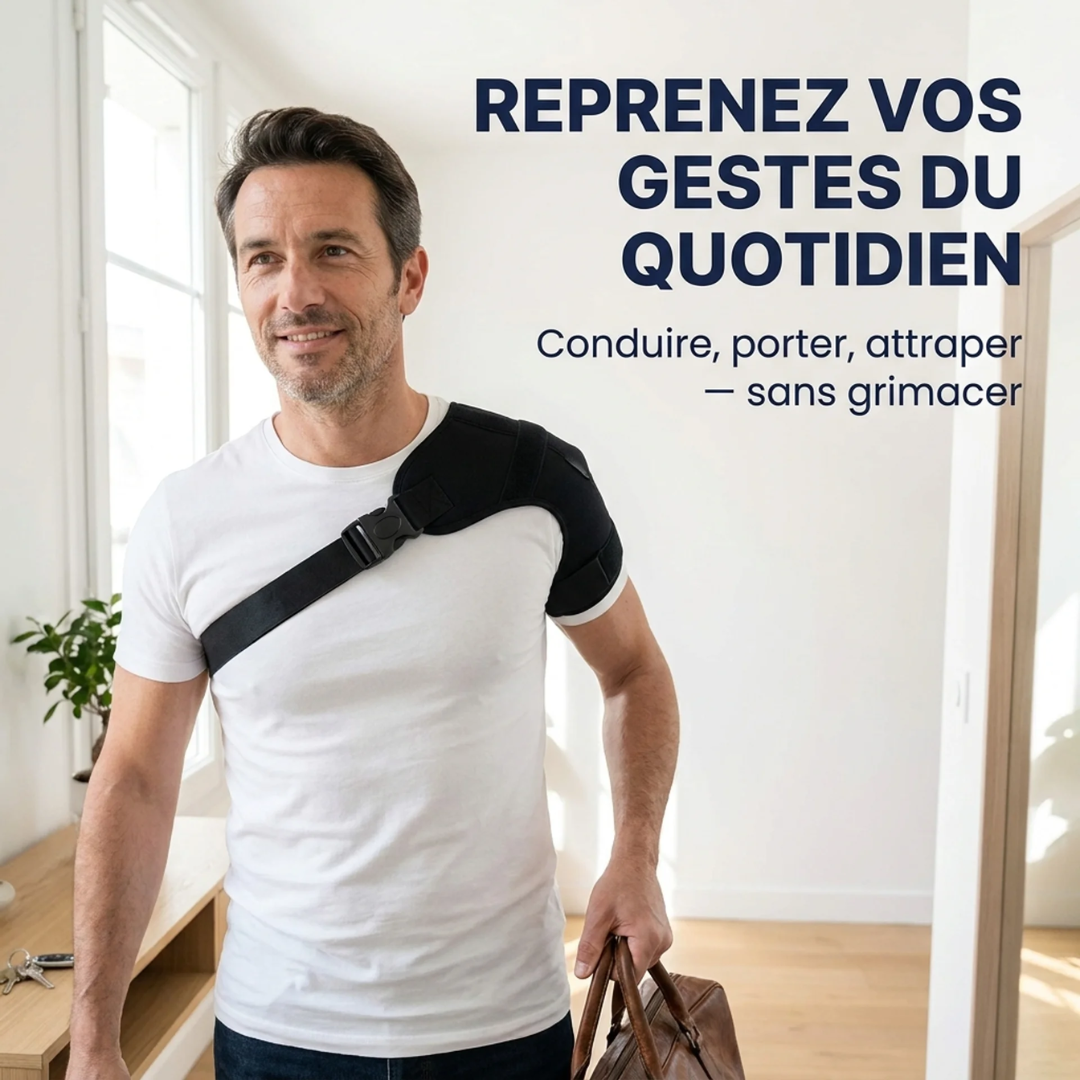 Attelle Épaule Triple Maintien | Soulagez votre épaule jour et nuit |