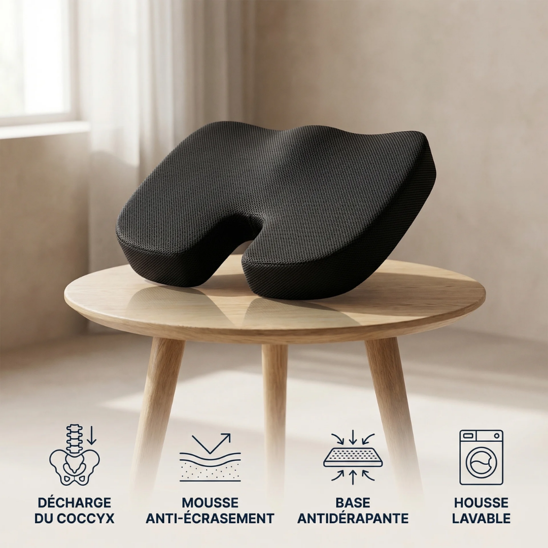 Coussin pour Coccyx à Mémoire de Forme| Sameo™