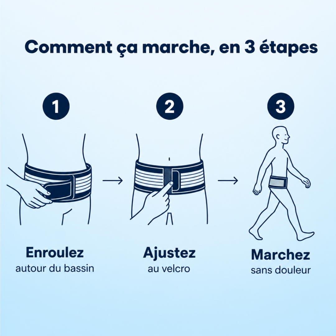 Ceinture Dorsale | Soulage les maux de dos et la sciatique | Sameo