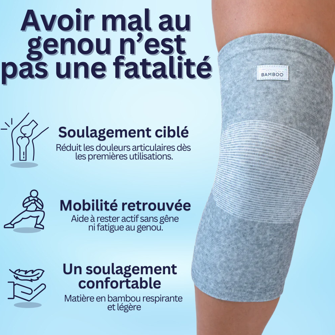 Genouillère de soutien en Bambou