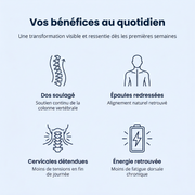 T-Shirt Correcteur de posture et gainant - Mixte | Sameo