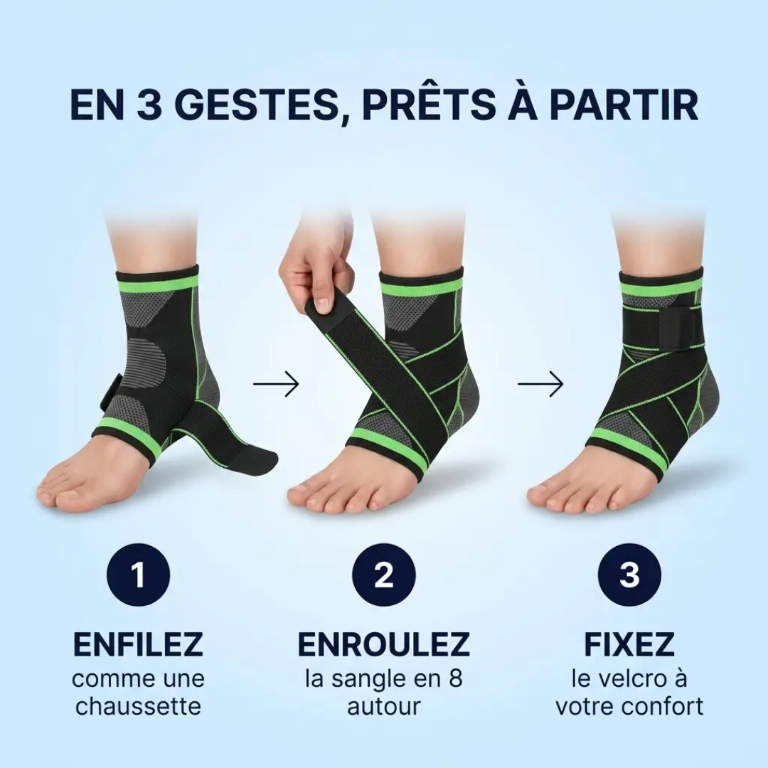 Chevillière de maintien — Soulagez votre cheville | Sameo™
