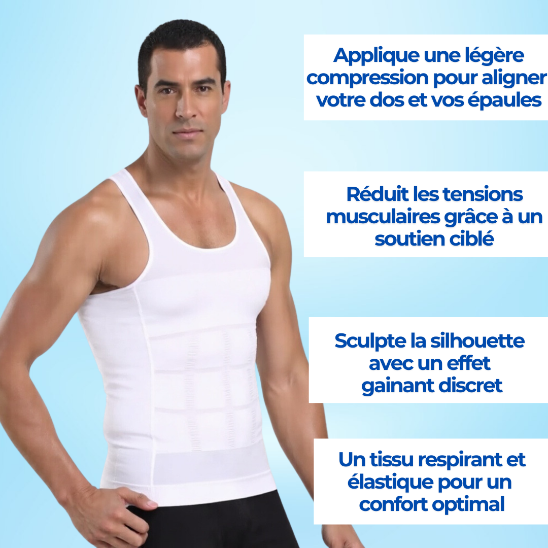 Débardeur Correcteur de posture et gainant - Mixte | Sameo