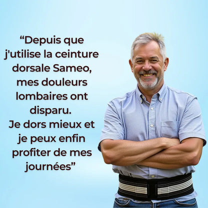 Ceinture Dorsale | Soulage les maux de dos et la sciatique | Sameo Sameo