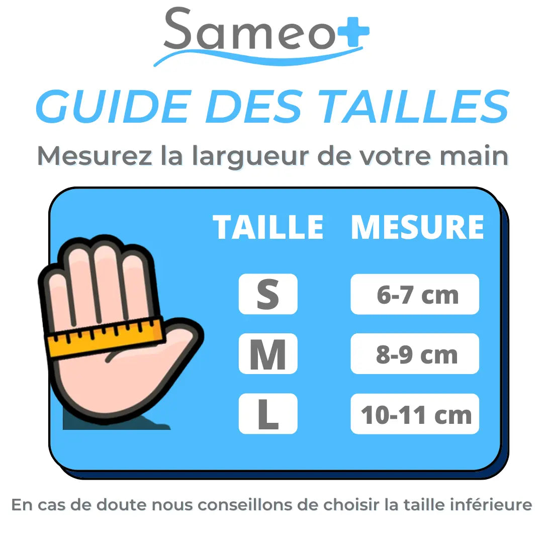 Gants de compression anti-douleurs Rose | Sameo™ Mysameo