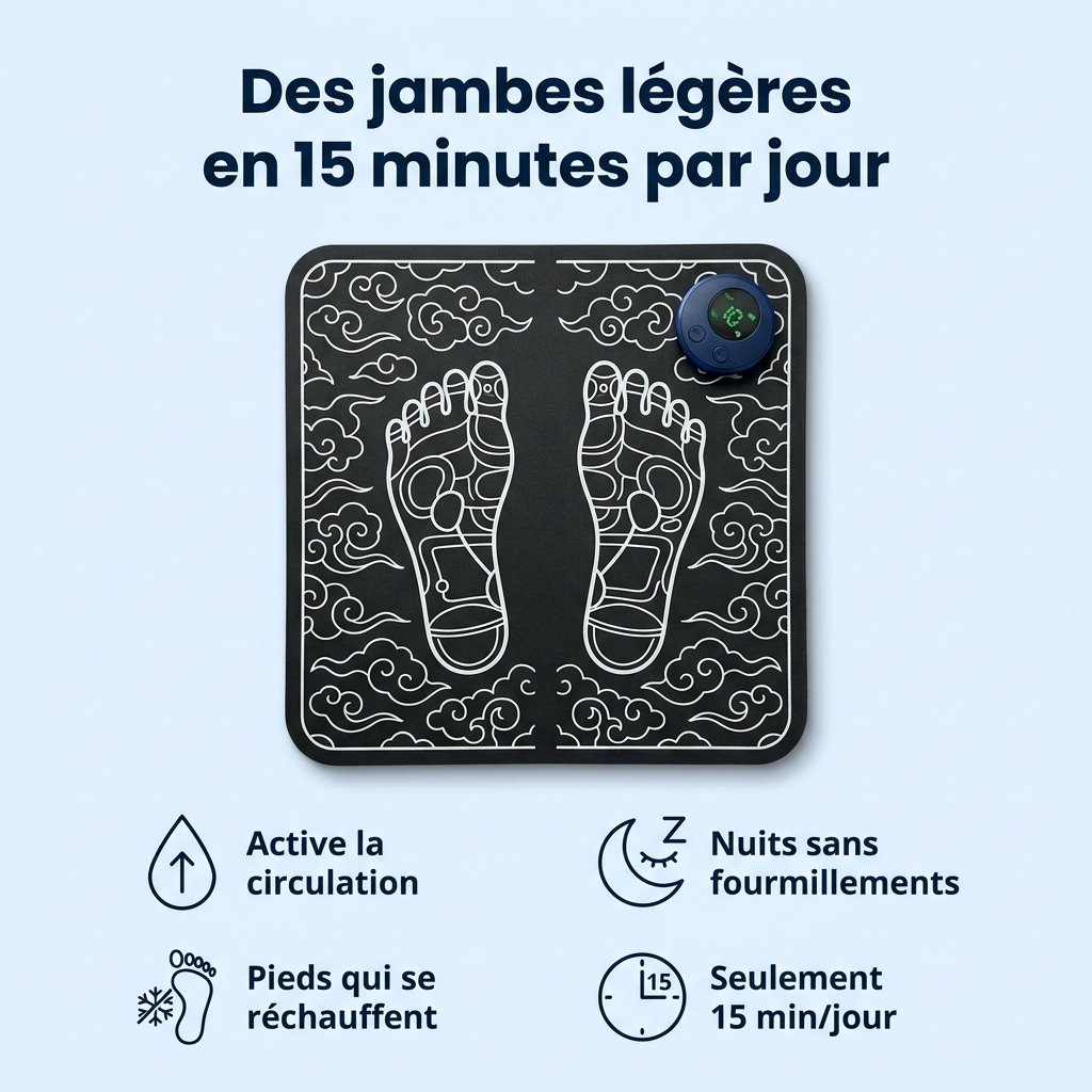 Appareil de massage de pieds EMS | Améliore la circulation sanguine