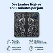 Appareil de massage de pieds EMS | Améliore la circulation sanguine