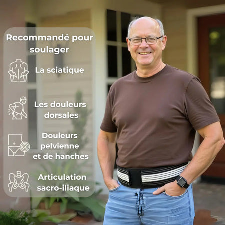 Ceinture Dorsale | Soulage les maux de dos et la sciatique | Sameo Sameo