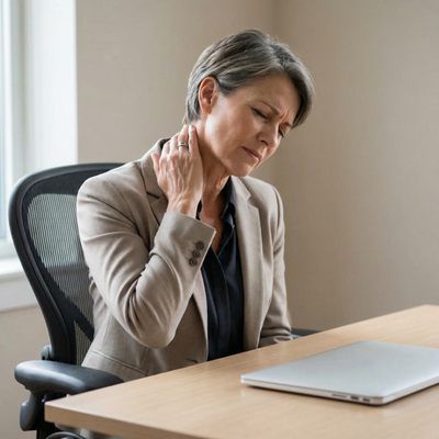 Nuque douloureuse et cervicales tendues