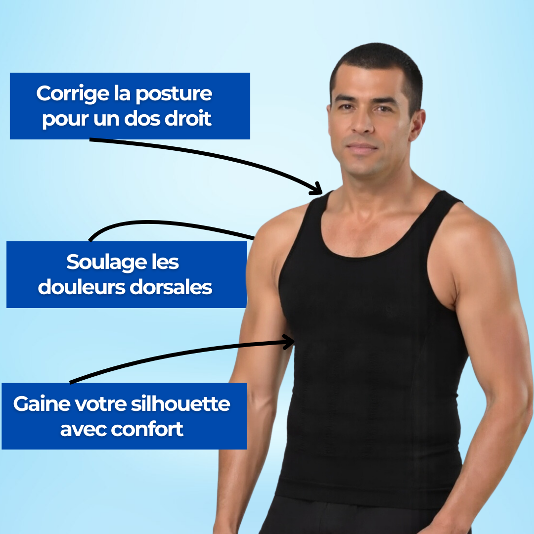 Débardeur Correcteur de posture homme