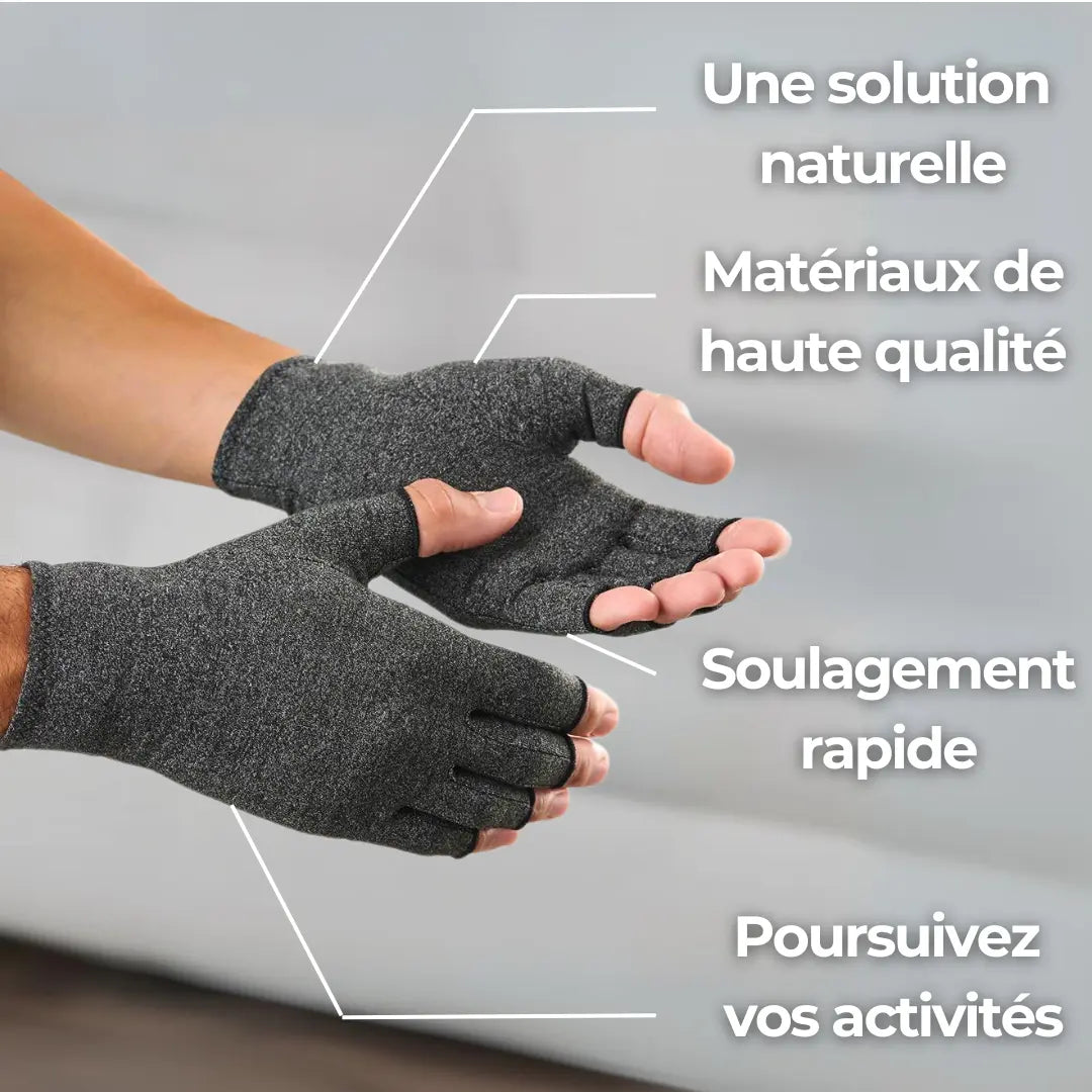 Gants de compression anti arthrose