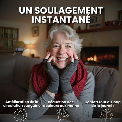 Gants de compression anti arthrose Mysameo