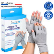 Gants de compression anti-douleurs Bambou