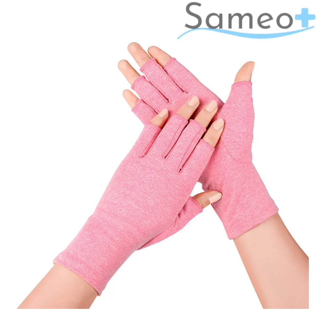 Gants de compression anti-douleurs Rose de Sameo