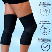 Genouillère de soutien en Bambou - Noir