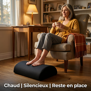 Fin de journée au chaud, pieds posés sur le repose-pieds Sameo