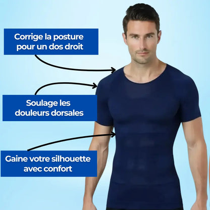 T-Shirt Correcteur de posture homme