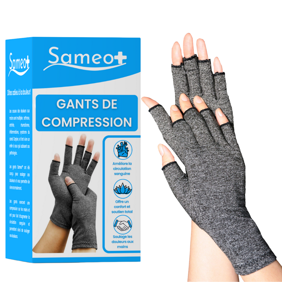 Gants de compression anti-douleurs